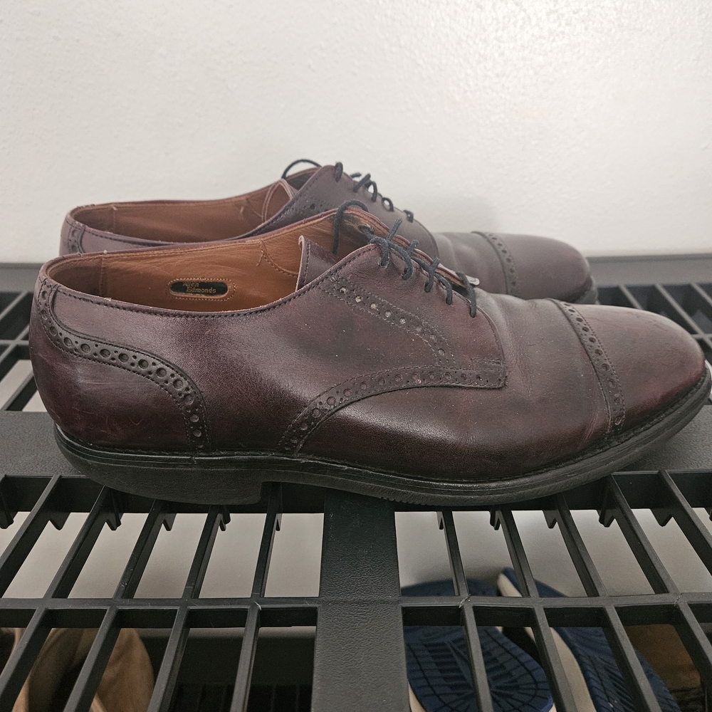 Allen Edmonds Dark Brown Oxfords